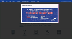 Desktop Screenshot of graduacao.ftec.com.br