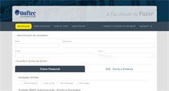 Desktop Screenshot of inscricao.ftec.com.br